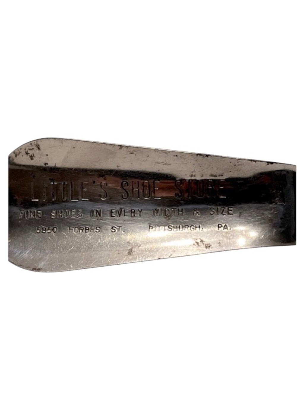 Vintage Little's Shoe Store Shoe Horn Pittsburgh Squirrel Hill